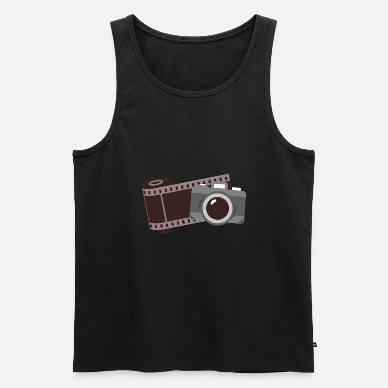 Fotograf - Männer Premium Bio Tank Top - Schwarz