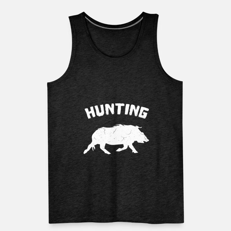 Hunt hunter deer Men's Premium Organic Tank Top