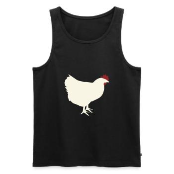 Farmer farming farmer farm - Men's Premium Organic Tank Top - black - Front - Michal (187cm)