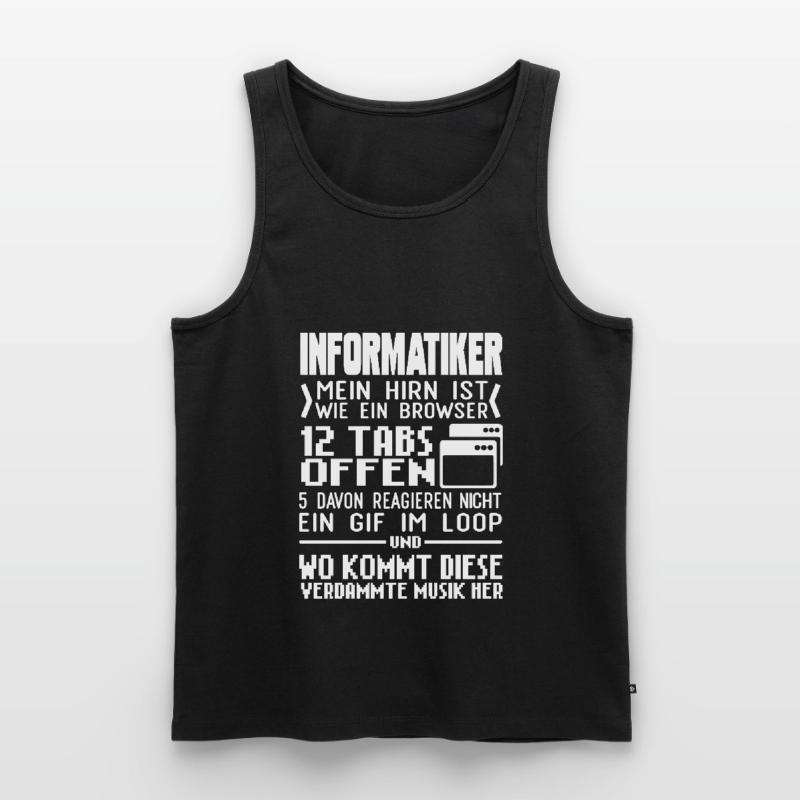 Programmierer Programmieren Spruch Männer Premium Bio Tank Top