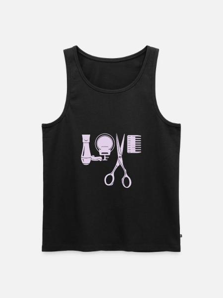 Coiffeur coiffeur coiffeur - Débardeur bio Premium Homme - noir