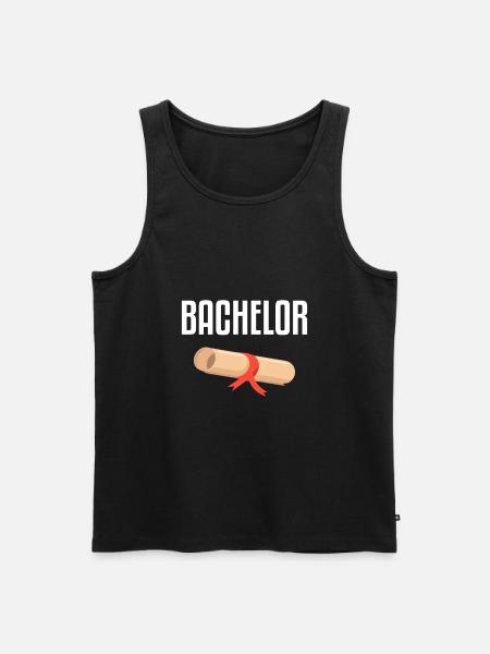 Student - Männer Premium Bio Tank Top - Schwarz