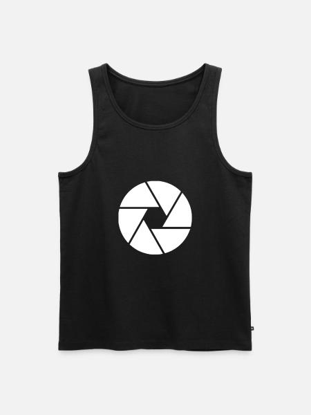 photographer - Men's Premium Organic Tank Top - black