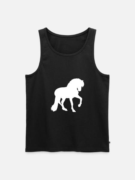 chevaux - Débardeur bio Premium Homme - noir
