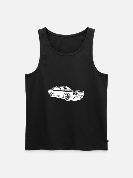 automobile - Men's Premium Organic Tank Top - black