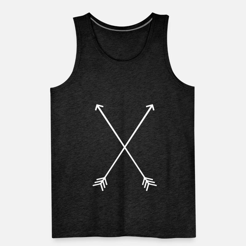 Bogenschießen Männer Premium Bio Tank Top