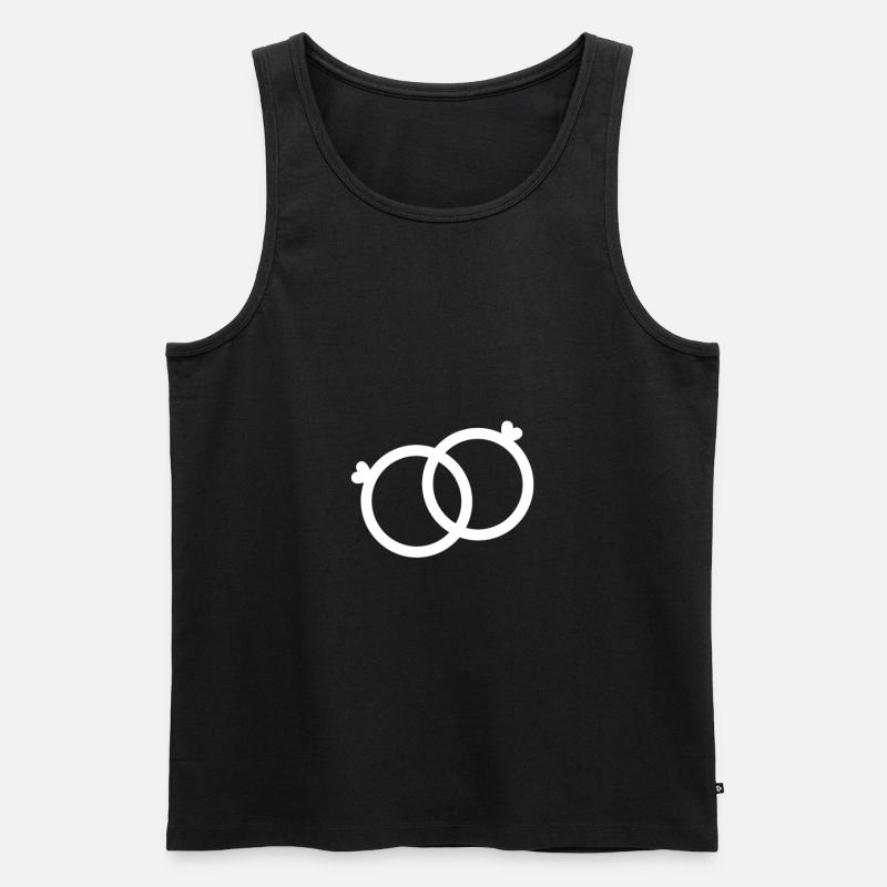Wedding - Men's Premium Organic Tank Top - black