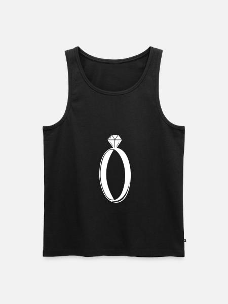 Wedding - Men's Premium Organic Tank Top - black