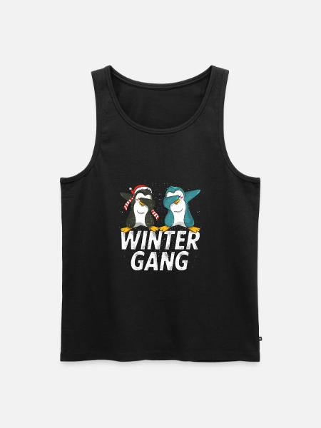 Winter Cold Snow Weather - Men's Premium Organic Tank Top - black