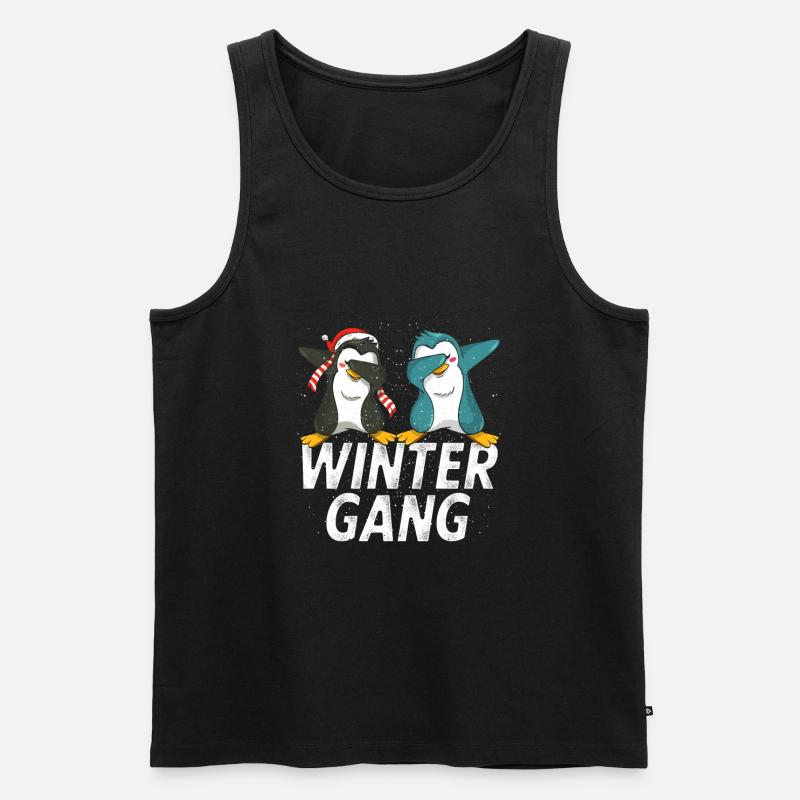 Winter Cold Snow Weather - Men's Premium Organic Tank Top - black