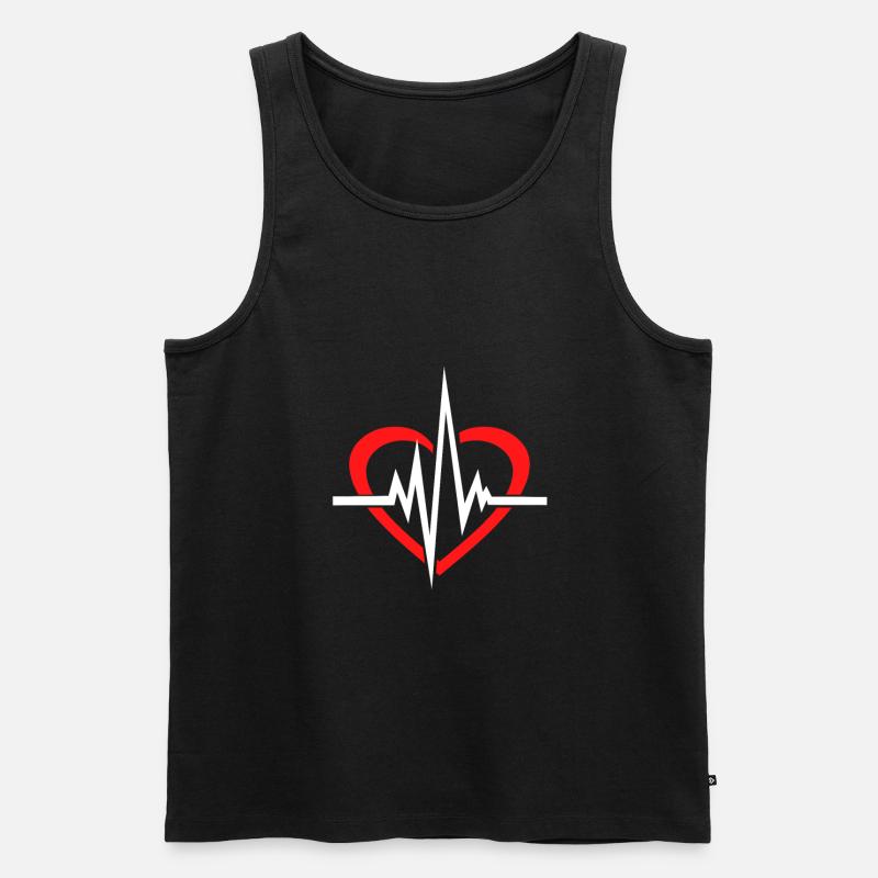 Sanitäter - Männer Premium Bio Tank Top - Schwarz