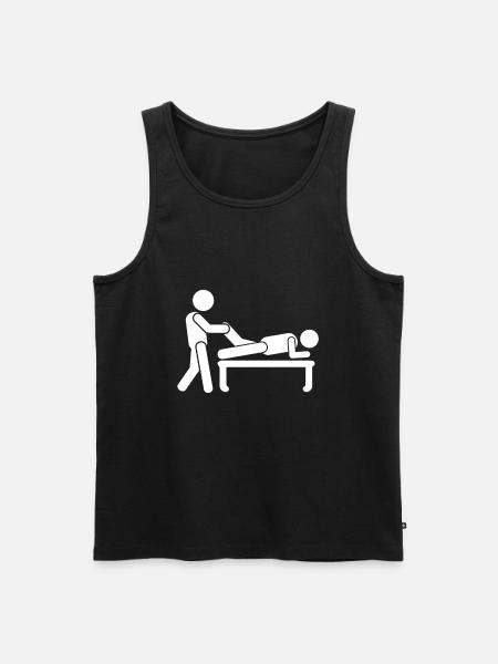 Physiotherapist - Men's Premium Organic Tank Top - black