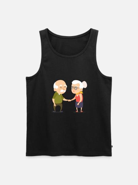 nurse - Men's Premium Organic Tank Top - black