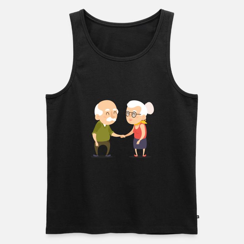 Pflegerin - Männer Premium Bio Tank Top - Schwarz