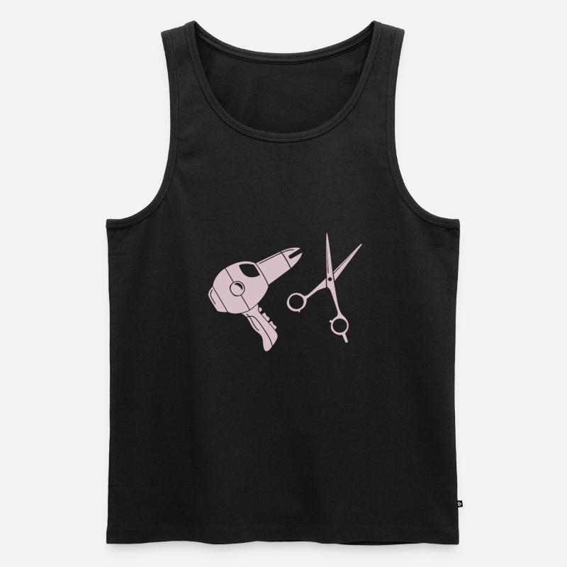 coiffeur - Débardeur bio Premium Homme - noir