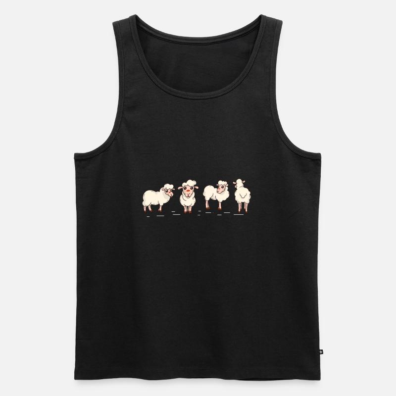 Landwirt - Männer Premium Bio Tank Top - Schwarz