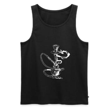 Shisha - Débardeur bio Premium Homme - noir - Devant - AI Model Male 178 light (178cm)