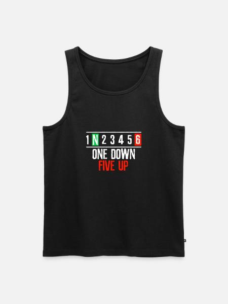 Motorcycle Motorcycling Countdown - Men's Premium Organic Tank Top - black