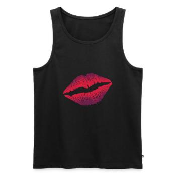 nurse - Men's Premium Organic Tank Top - black - Front - Michal (187cm)