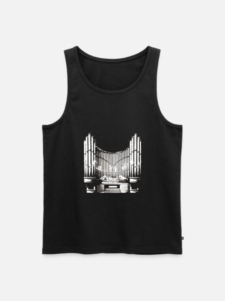 organ - Men's Premium Organic Tank Top - black