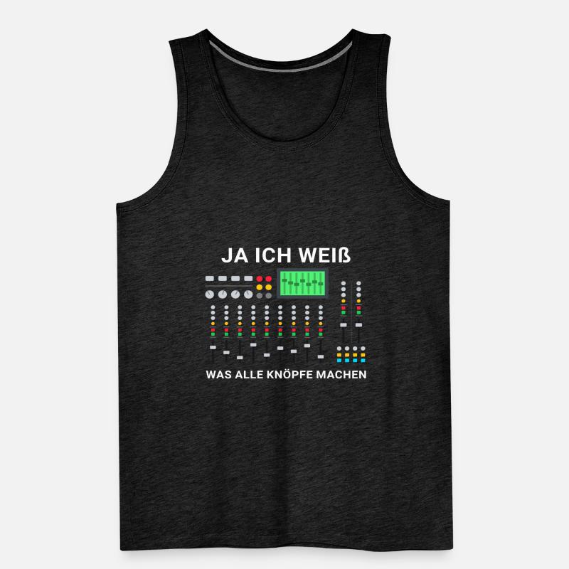 Tontechniker Engineer Mischpult Tontechnik Männer Premium Bio Tank Top