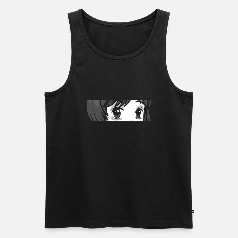 Manga - Men's Premium Organic Tank Top - black
