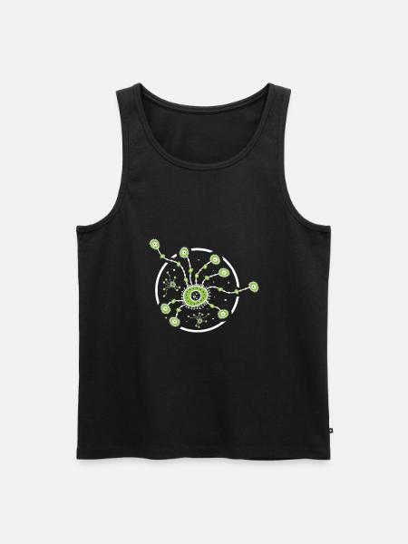 biologist - Men's Premium Organic Tank Top - black