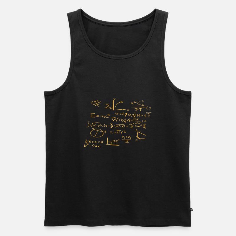 Mathematiker - Männer Premium Bio Tank Top - Schwarz