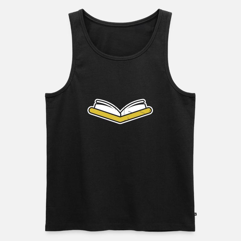Germanistik - Männer Premium Bio Tank Top - Schwarz