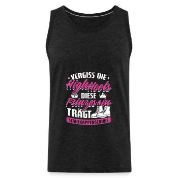 Vergiss High Heels Stahlkappenschuhe - Männer Premium Bio Tank Top - Anthrazit - Vorne - Alexander (188cm)