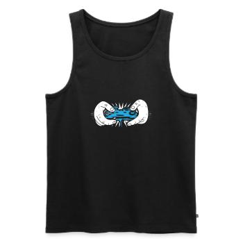 Gaming - Männer Premium Bio Tank Top - Schwarz - Vorne - Michal (187cm)