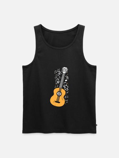 Guitare - Débardeur bio Premium Homme - noir