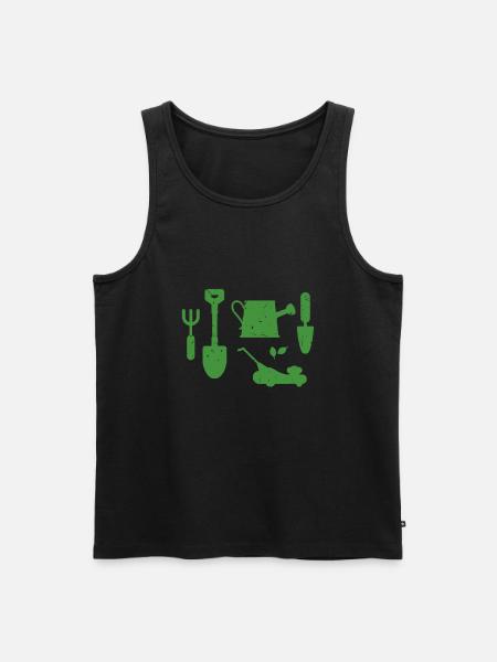 Garten - Männer Premium Bio Tank Top - Schwarz