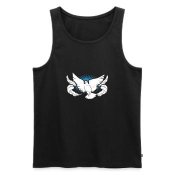 Pigeons - Men's Premium Organic Tank Top - black - Front - Michal (187cm)