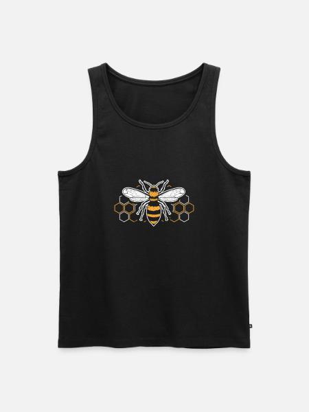 beekeeper - Men's Premium Organic Tank Top - black