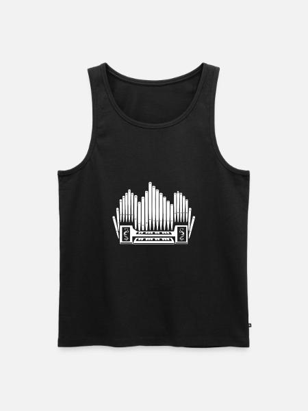 organ - Men's Premium Organic Tank Top - black