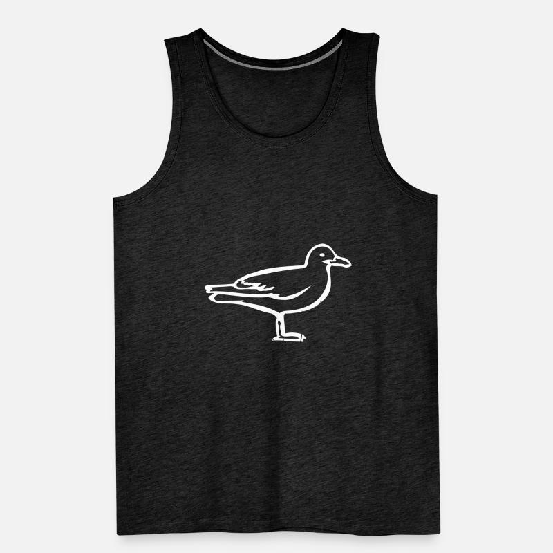 Möwe Männer Premium Bio Tank Top