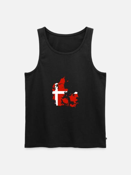 Denmark - Men's Premium Organic Tank Top - black