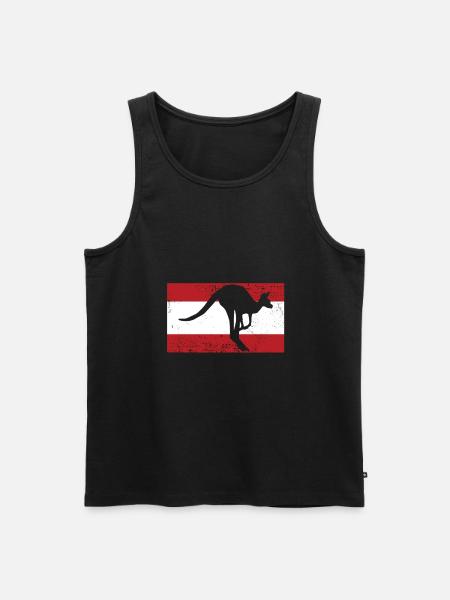 Austria - Men's Premium Organic Tank Top - black