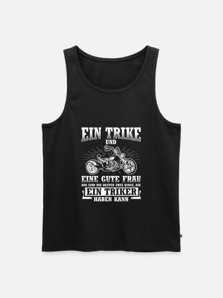 Ein Trike Und Eine Gute Frau Triker Trikefahrer - Männer Premium Bio Tank Top - Schwarz
