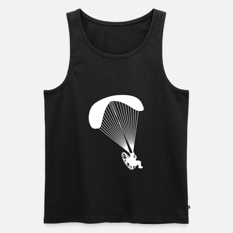 Parachute moteur - Débardeur bio Premium Homme - noir