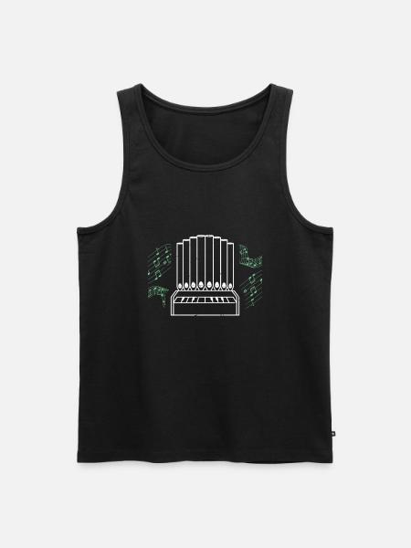 organ - Men's Premium Organic Tank Top - black