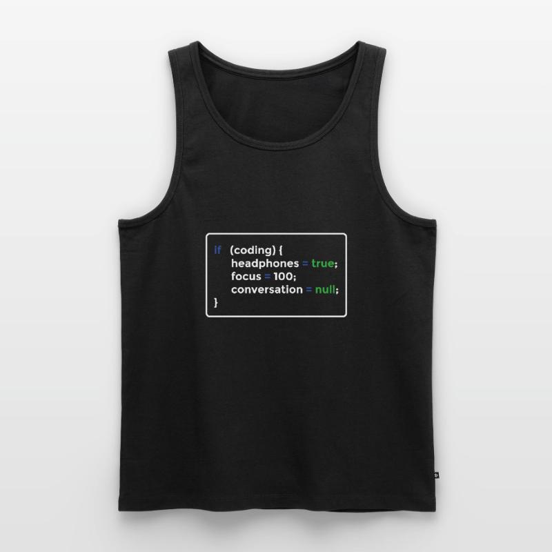 Programmierer Programmieren Männer Premium Bio Tank Top