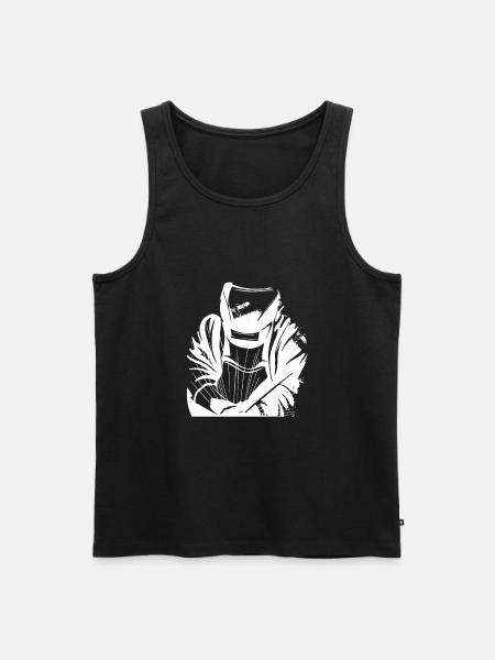 Welder - Men's Premium Organic Tank Top - black