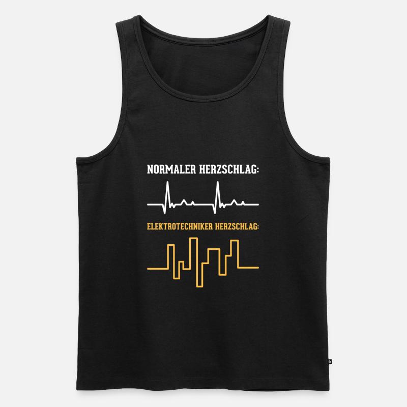 Elektrotechnik Elektriker - Männer Premium Bio Tank Top - Schwarz