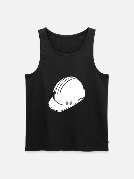 client - Men's Premium Organic Tank Top - black