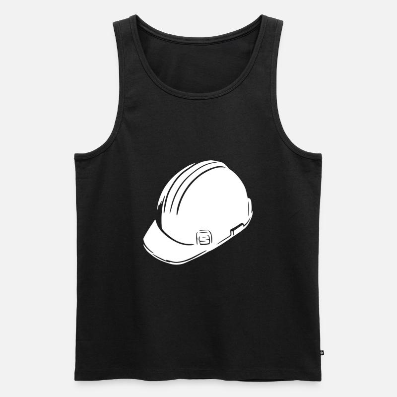 client - Men's Premium Organic Tank Top - black