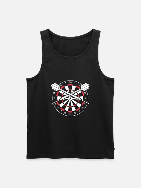 dart - Men's Premium Organic Tank Top - black