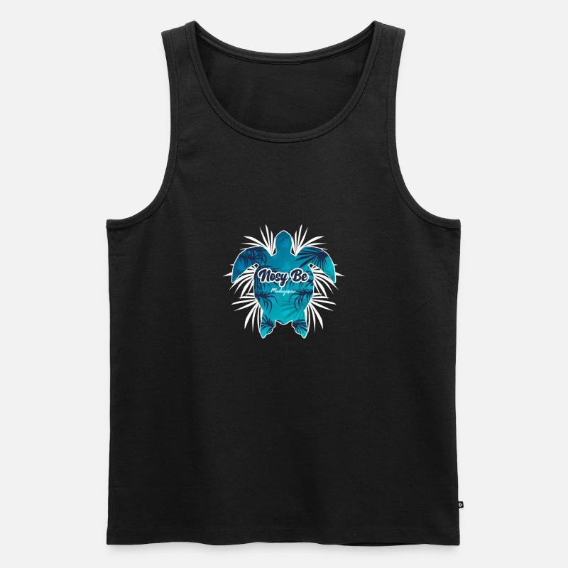 Madagaskar Nosy Be - Männer Premium Bio Tank Top - Schwarz