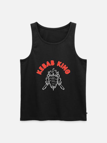 Kebab King Döner Kebab Grill - Men's Premium Organic Tank Top - black